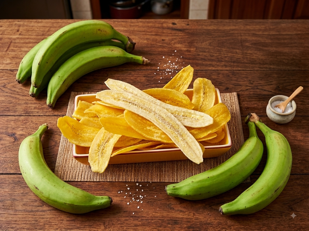 Chips Artesanales en Bowl de Madera
